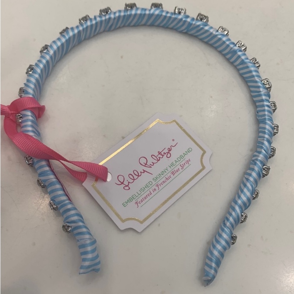 NWT - Lilly Pulitzer embellished skinny headband